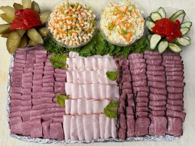 Assorted meats catering platter